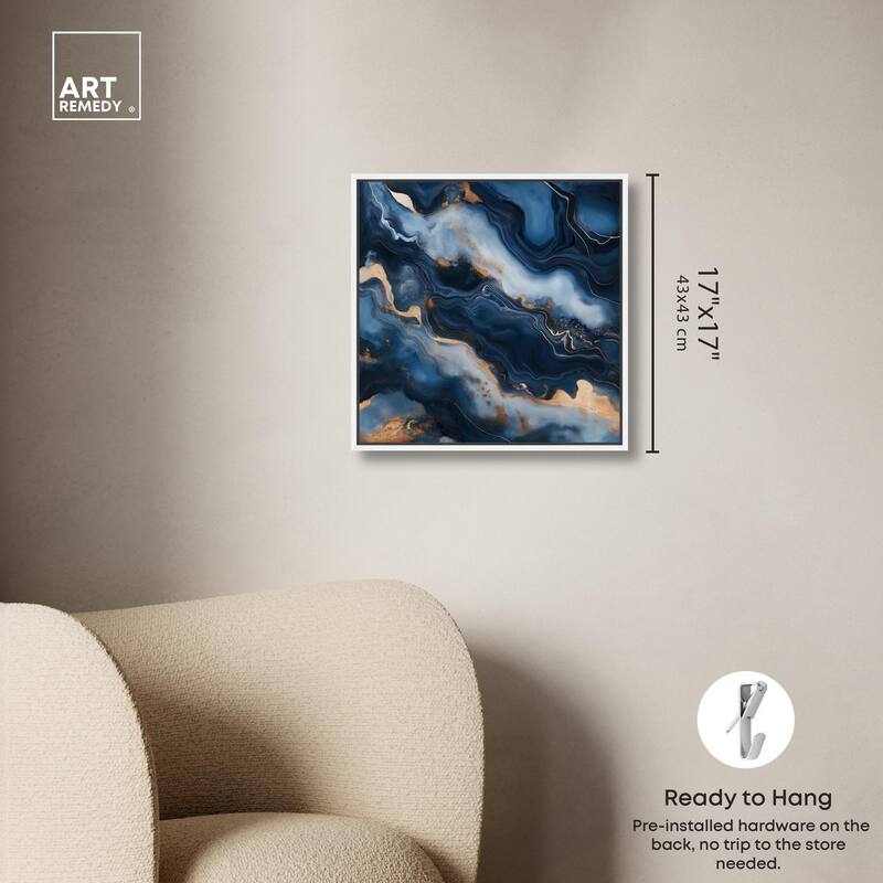 Deep Sea Geode IV Canvas by Art Remedy