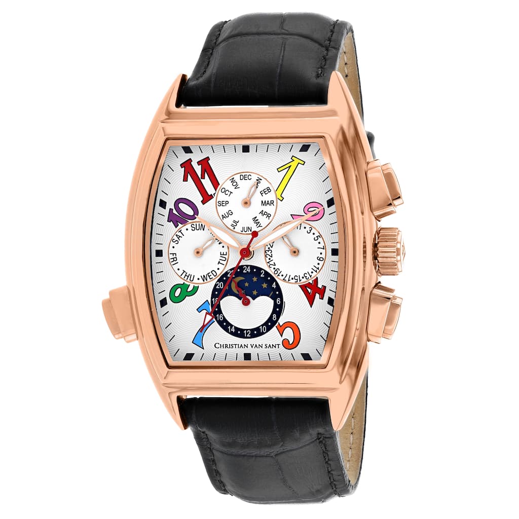 Christian Van Sant Men's Grandeur White Dial Watch - CV2136 - 6 (36)