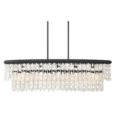 Minka Lavery 6707 Shimmering Elegance 5 Light 48" Wide Crystal Linear