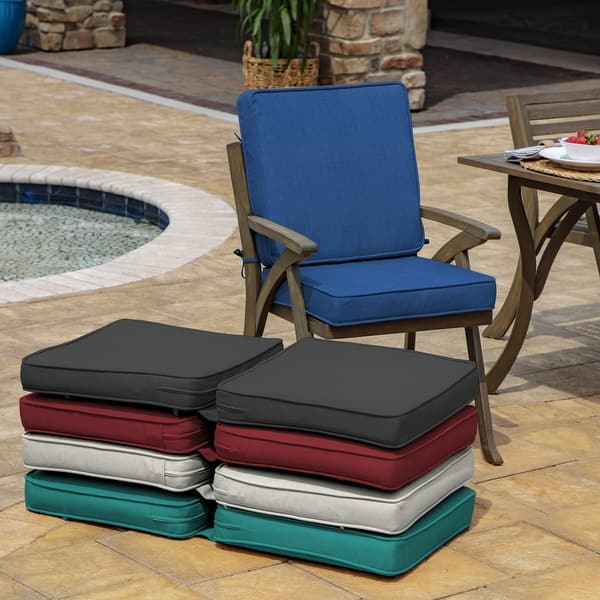 Arden Selections Profoam Acrylic High Back Chair Cushion 40 L X 20 W X 3 5 H In On Sale Overstock 28528815