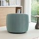 preview thumbnail 33 of 107, SEYNAR Modern Glam Velvet Upholstered 360 Degree Swivel Accent Armchair