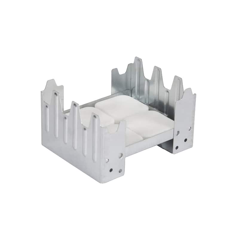 Stansport Portable Fold-a-Stove - Silver - Silver