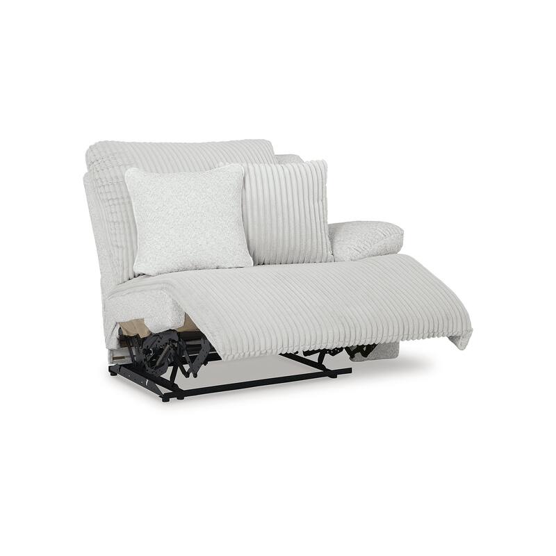 Signature Design by Ashley Top Tier Dark Brown 4-Piece Reclining Sectional with Chaise - 143" W x 74" D x 41" H