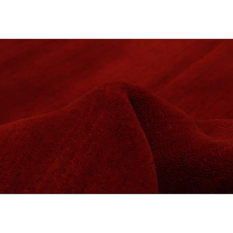 Kashkuli Gabbeh Red Rug 2'6" x 6'5" - 2'6 x 6'5