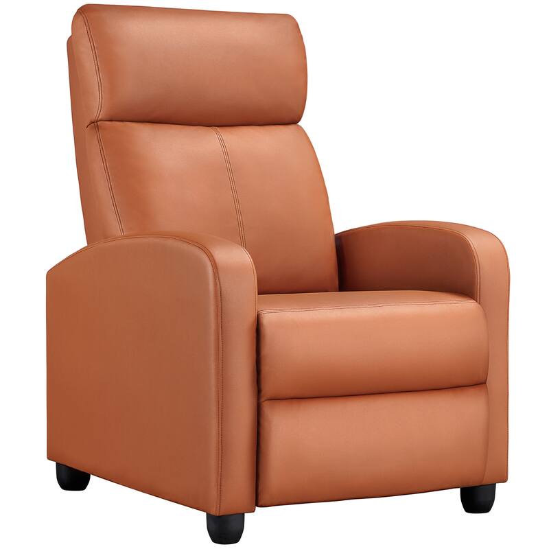 Yaheetech Recliner Chair PU Leather Adjustable Reclining Chair Sofa