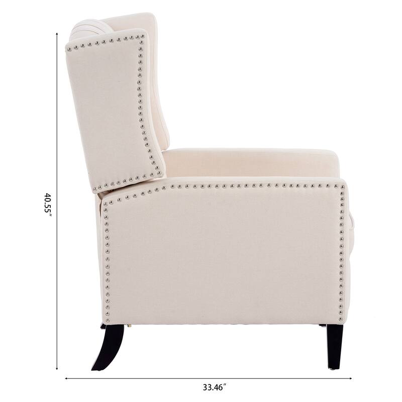 27" Wide Manual Wing Chair Recliner
