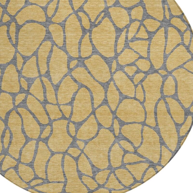 HomeRoots Geometric Transitional Rectangle Outdoor Rug