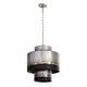 preview thumbnail 1 of 8, Varaluz Cannery 4-Light Tall Pendant - Ombre Galvanized Ombre Galvanized