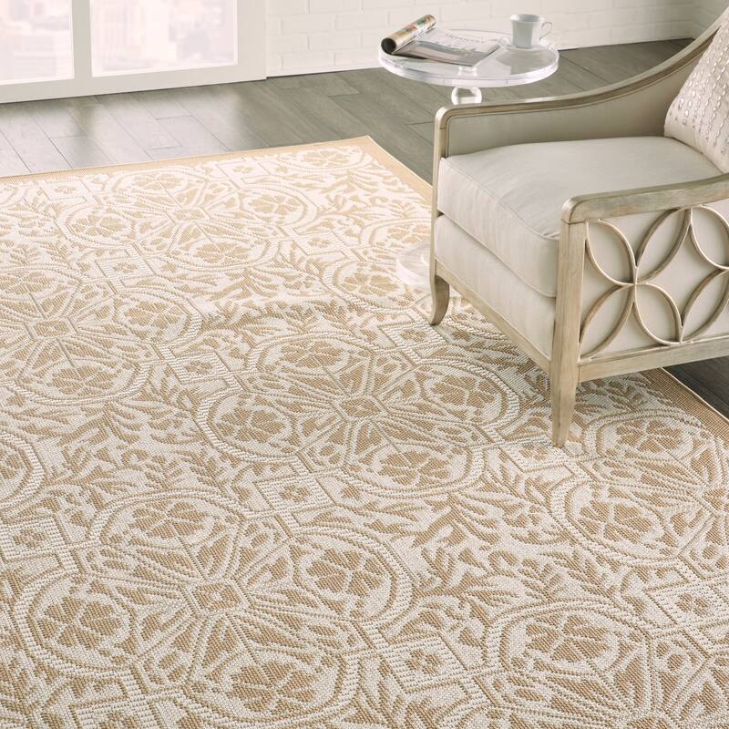 Porch & Den Godwin Medallion Indoor/Outdoor Area Rug