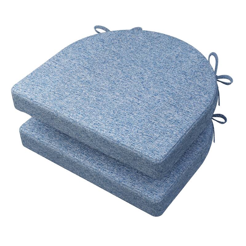 AAAAAcessories 17 in. X 16 in.Indoor Strap Non-slip Chair Cushion for Multi-scenario Setups (2 Pack) - N/A