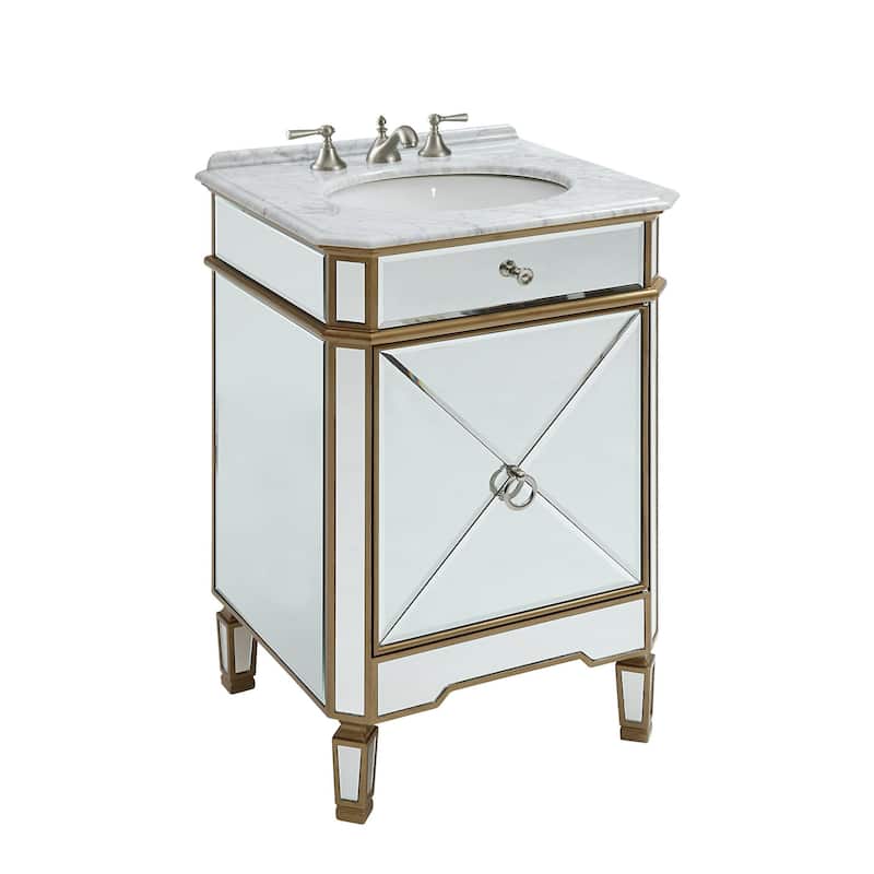 Benton Collection 24" Allegra Single Sink Bathroom Vanity