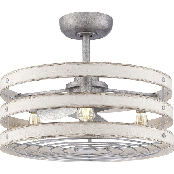 Top Product Reviews For Fanimation Pickett Drum 24 Inch Diameter Ceiling Fan Black With Brushed Nickel Accents Led 15646062 Overstock