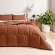 preview thumbnail 71 of 138, Bare Home Hypoallergenic Down Alternative Comforter Set Full - Terracotta