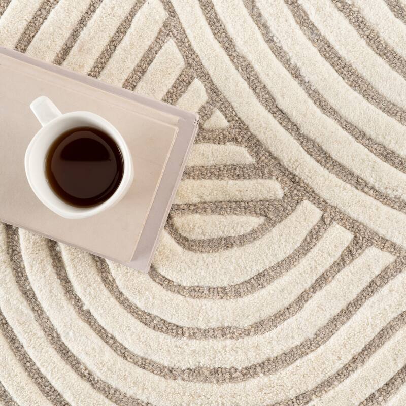 Nuloom Aubreeanna Geometric Wool Area Rug