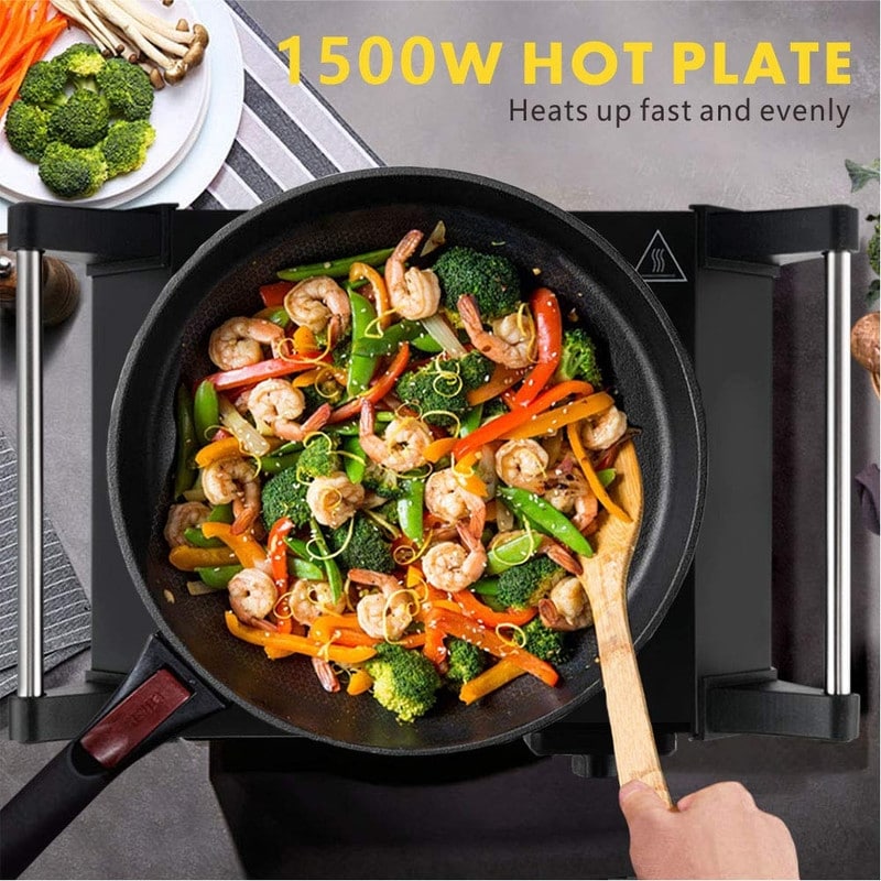 Elexnux 1500W Portable Electric Hot Plate 7.5 In Countertop Infrared Single Burner Stove for RV Home Camp On Sale Bed Bath Beyond 38103889