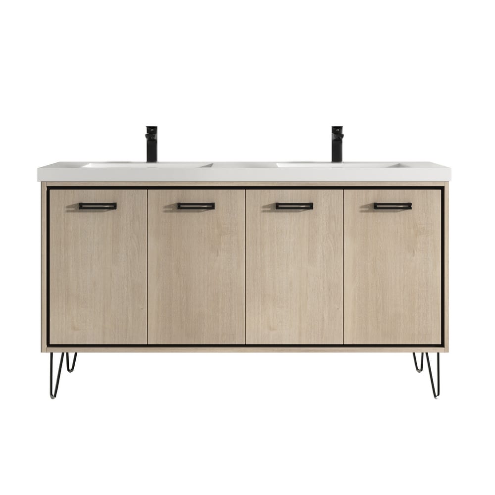 Mitchell 60" Double Bathroom Vanity Set