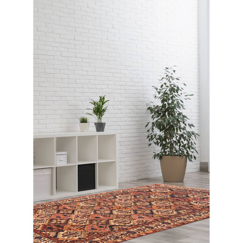 ECARPETGALLERY Hand-knotted Kayseri Vintage Copper Wool Rug - 5'1 x 9'8