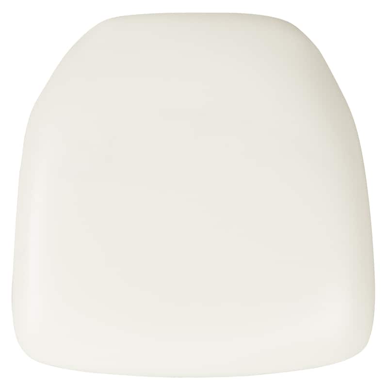 Vinyl Upholstery Hard Chiavari Chair Cushion - White
