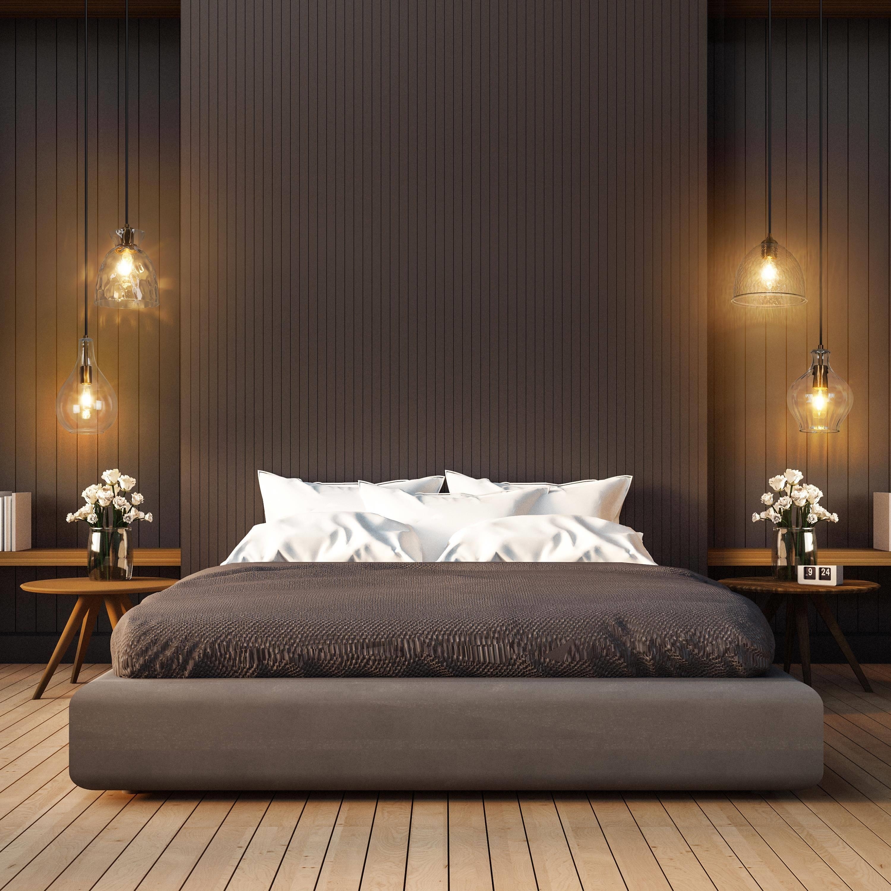 Modern bedside pendant lights discount
