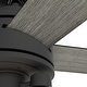 preview thumbnail 12 of 18, Hunter 52" Lochemeade Ceiling Fan with LED Light Kit and Handheld Remote - Modern, Contemporary - Exclusive SureSpeed!