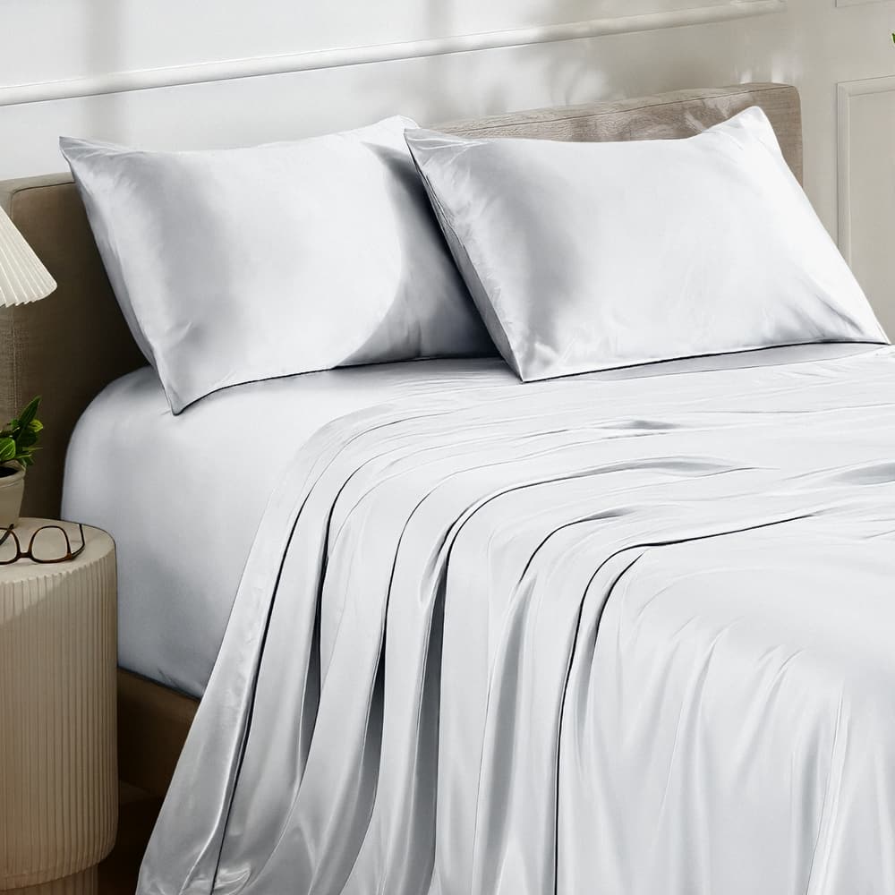 Bare Home Poly Satin Sheet Set