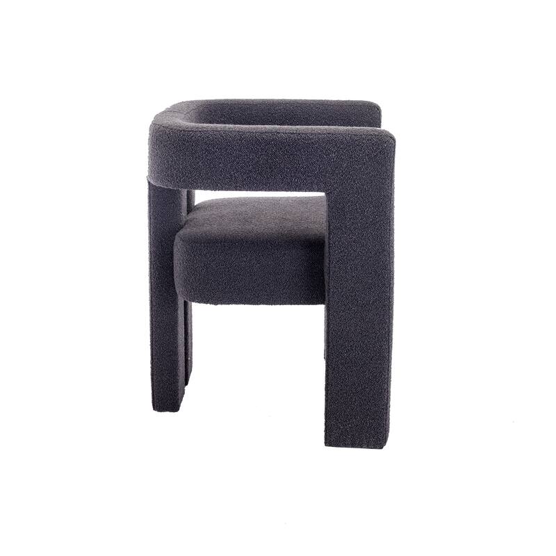 Fabric Upholstered Accent Dining Chair for Kitchen 2PCS