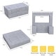 preview thumbnail 7 of 5, Kids Couch, 6PCS Modular Kids Play Couch with Blanket, Play Couch Furniture for Bedroom and Playroom