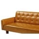 preview thumbnail 10 of 31, Sofa Bed, Futon Couch Bed, Faux Leather Love Seats Sofa, Loveseat Sleeper Bed For Living Room, Guest