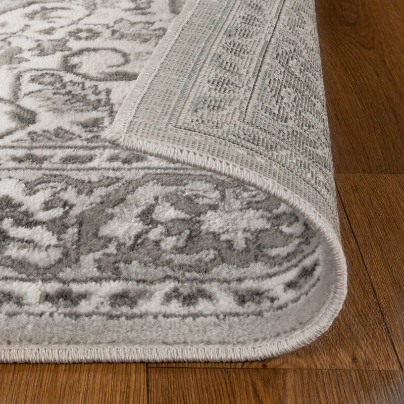 Superior Traditional Oriental Floral Medallion Indoor Area Rug