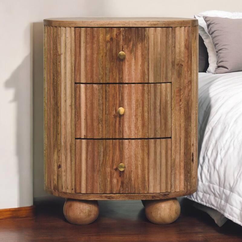 Soba Ball 3-Drawer Bedside