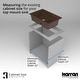 preview thumbnail 62 of 60, Karran 33" Top Mount Large/Small Bowl Quartz Kitchen Sink Kit - 33" x 22" x 9"