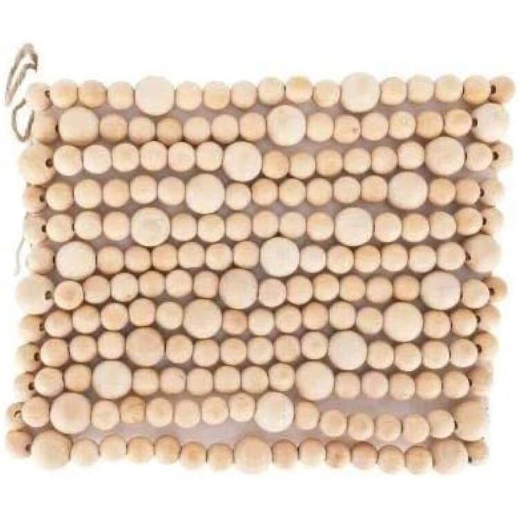 BECKI OWENS 24ft Long Wood Beaded Garland - 288" - 288"