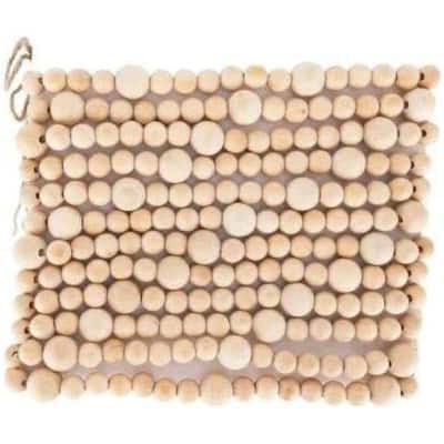 BECKI OWENS 24ft Long Wood Beaded Garland - 288"