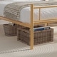 preview thumbnail 16 of 32, VECELO Twin Size Metal Bed Frame Set of 2 Victorian Style Kids Beds with Heart Pattern Headboard No Box Spring Needed