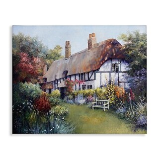 Stupell Budding Cottage Garden Canvas Wall Art Design By Hilary Mayes ...