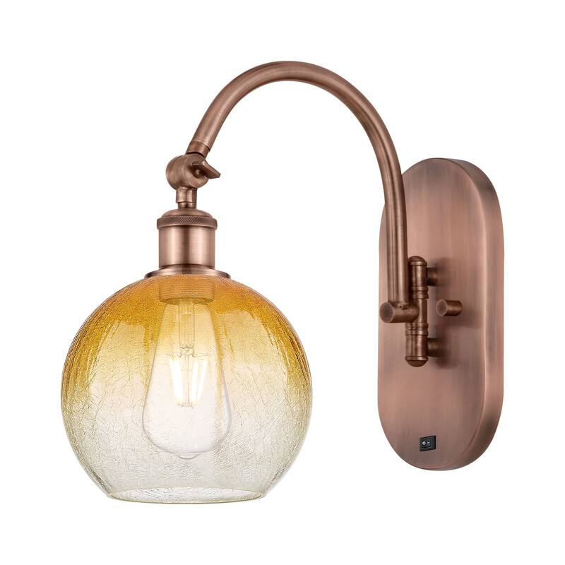 Innovations Lighting Endless Possibilities Ballston - Brookhaven Globe - 1 Light 8" Swiveling Sconce