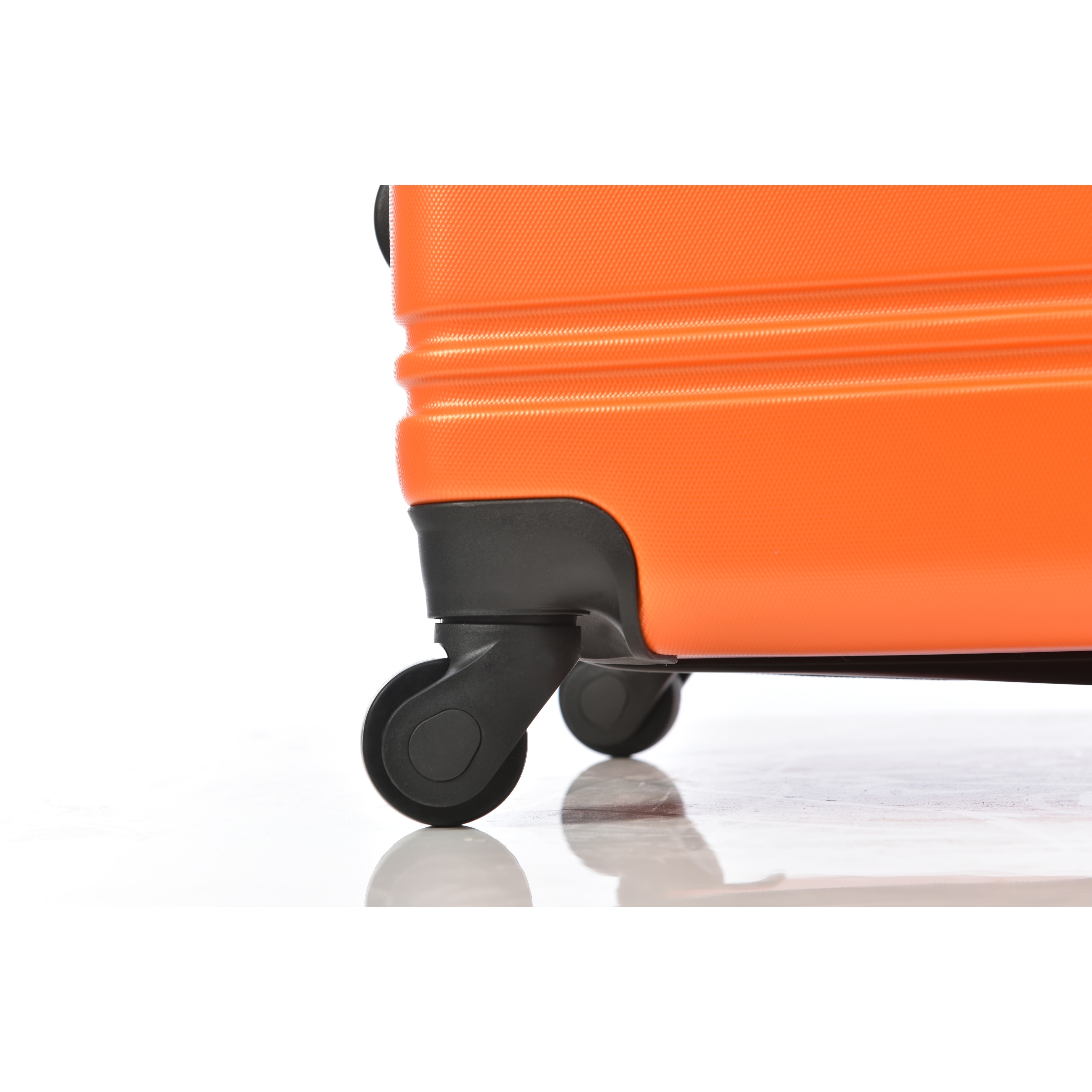 【色:オレンジ_スタイル:3点セット_サイズ:55cm, 68cm, 78cm】 Zimtown Hardside Lightweight Spinner Orange 3 Piece Luggage Set