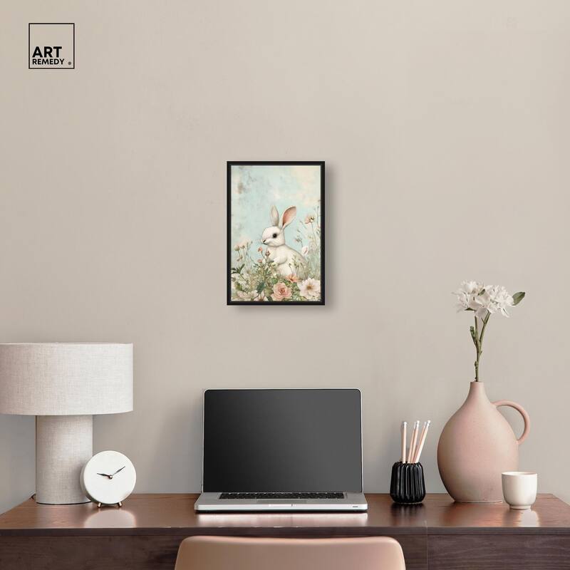 Easter Bunny Canvas by Art Remedy