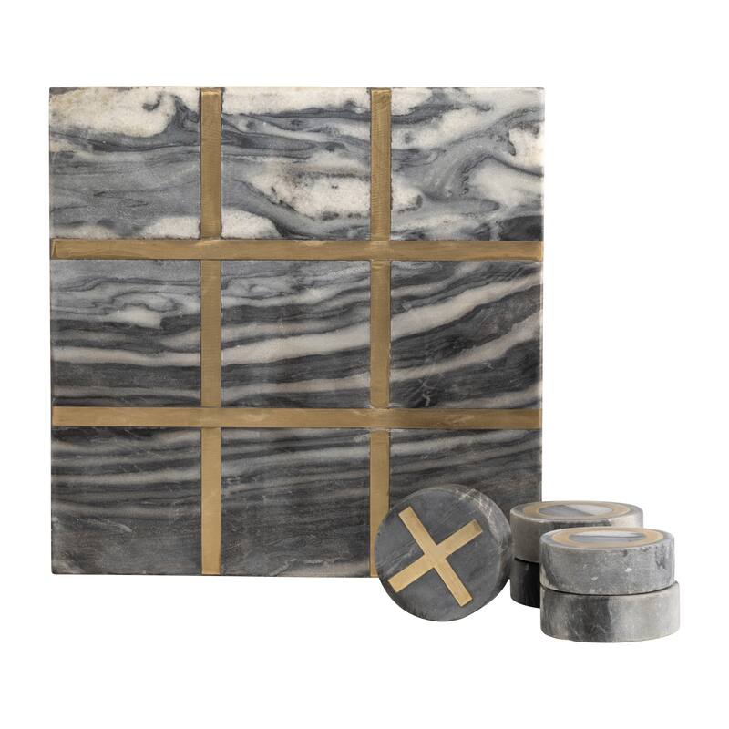 Sagebrook Home Contemporary Tic Tac Toe Game Board