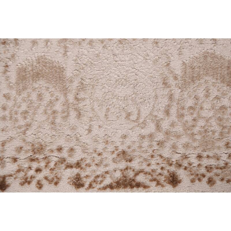 Geometric Damask Transitional Oriental Turkish Rug Decorative Carpet