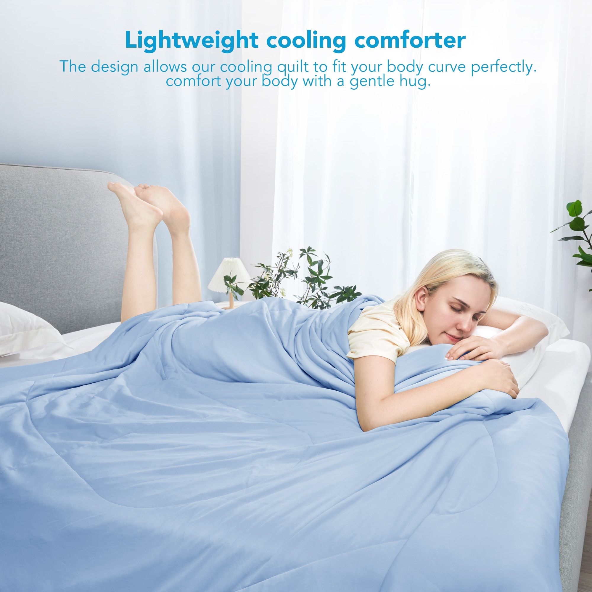 Cooling Comforter, Cold Blanket for Night Sweats 1 Piece