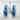 Designart "Blue And White Nautical Shapes I" Coastal Minimalism Curtain - Blackout No Pattern Curtain - 1 Panel