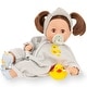 preview thumbnail 4 of 3, Gotz: Cosy Aquini: Little Duck, 13" Floating Bath Doll, Collectible Toy, Kids 3+