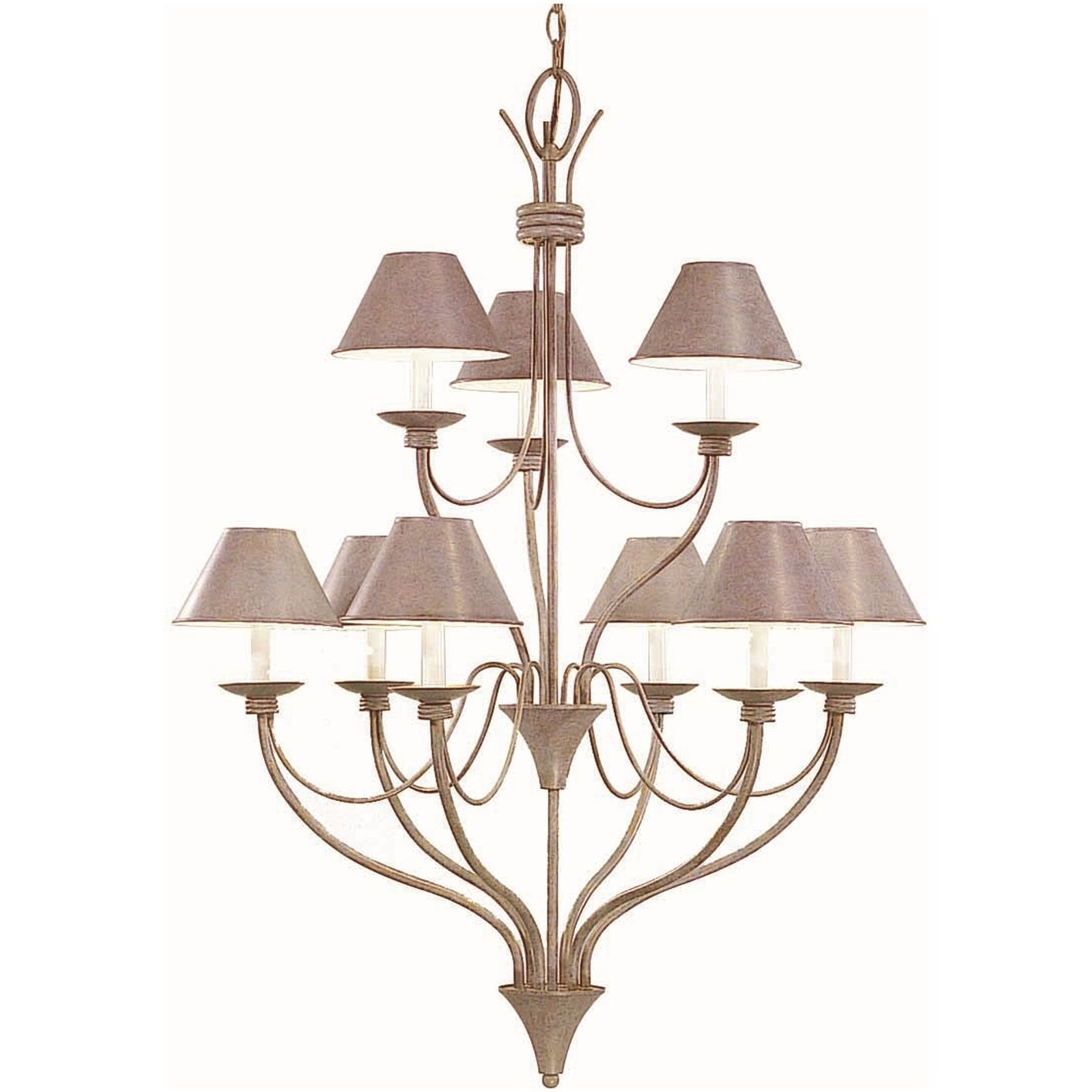 Volume Lighting V7829  Cirebon 9 Light 30" Wide Chandelier - Chandeliers For Bedrooms by Overstock.com