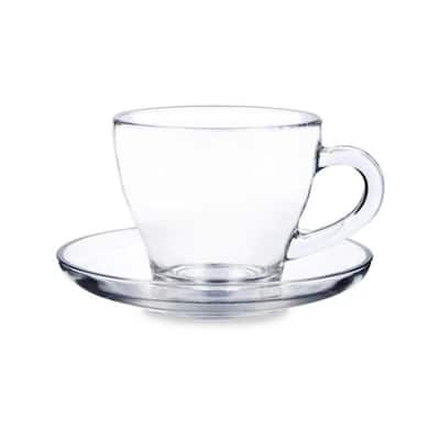 Morocco Coffee or Tea Cup Set with Saucers, Set of 6