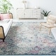preview thumbnail 12 of 18, SAFAVIEH Madison Avery Boho Chic Distressed Area Rug - Ivory/Aqua - 5' 3" x 7' 6"