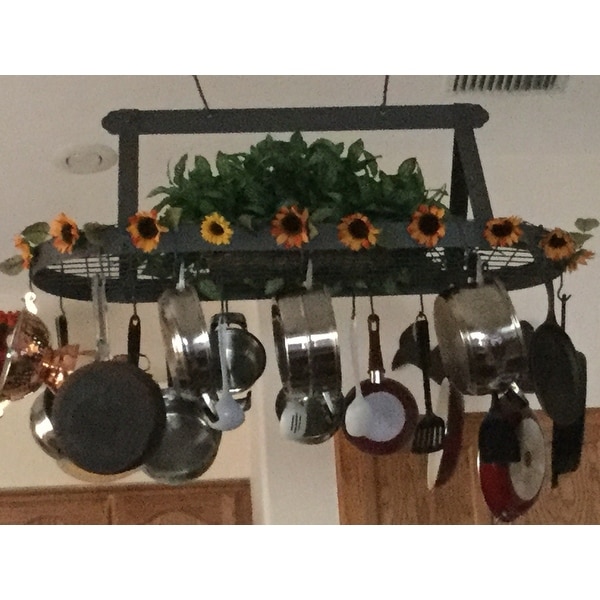 Top Product Reviews For Old Dutch Oval Hanging Pot Rack With Grid