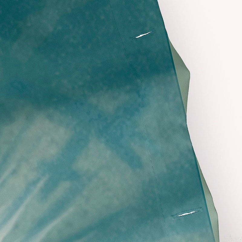 Shibori Burst Geometric Print Shower Curtain
