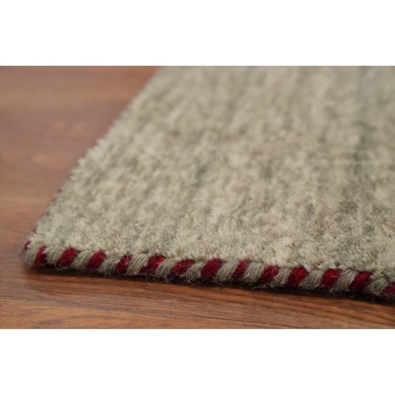 Hand Knotted Oriental 100% Wool Carpet Tribal Animal Pictorial Multi-Colored Gabbeh Area Rug - 9' 9'' X 7' 11''