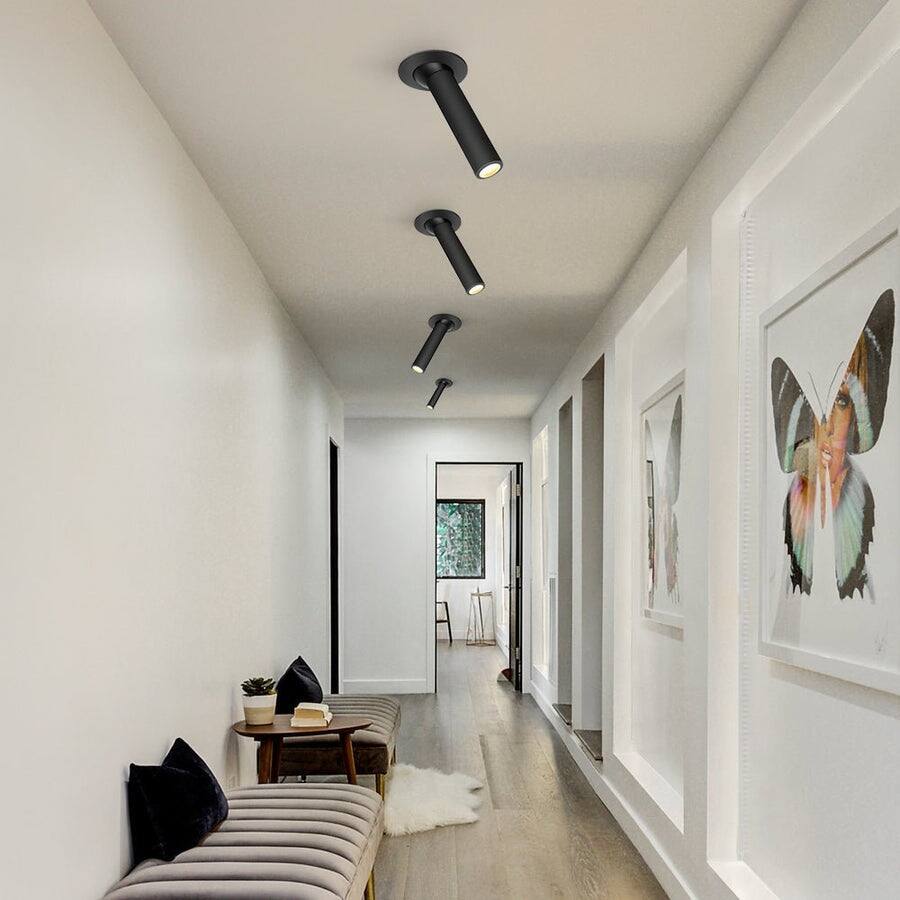 Adjustable Cylinder Single LED Spotlight Track Light Minimalist On